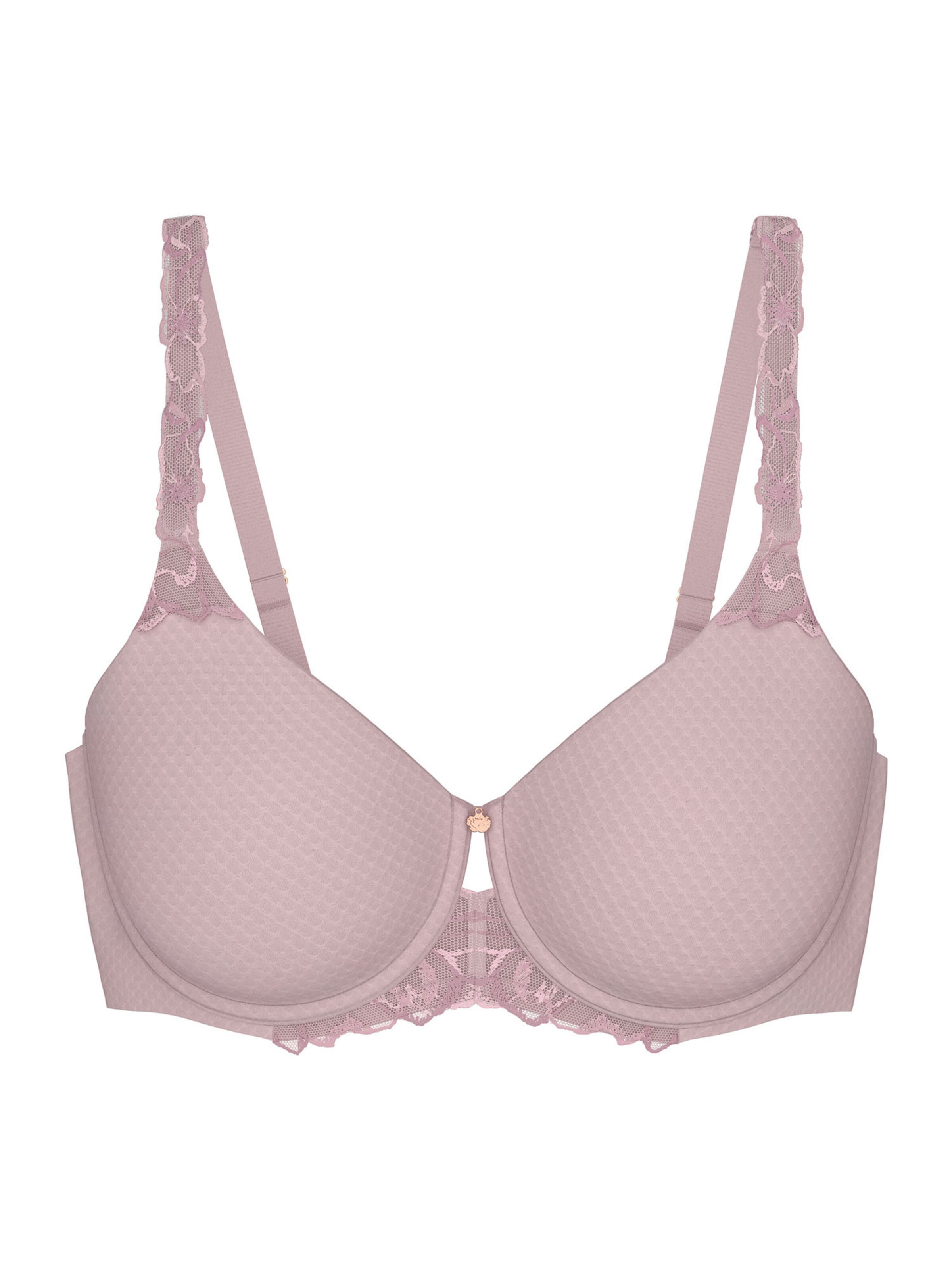 TRIUMPH Classic Bra 'Wild Azalea' in Pink: front