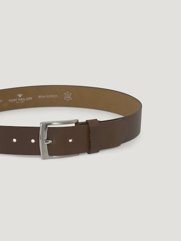 TOM TAILOR Belt 'ANDREW' in Brown