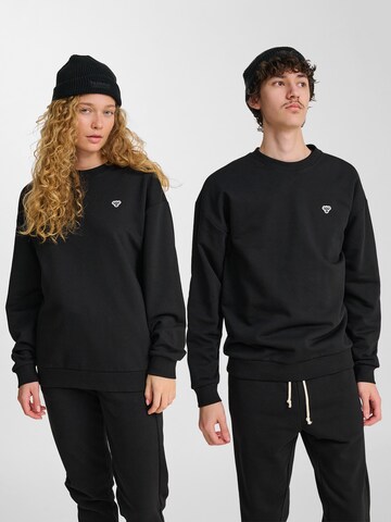 Sweat-shirt Hummel en noir : devant