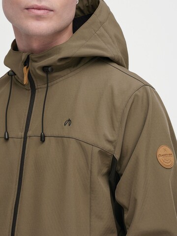 Giacca per outdoor ' Ryder' di North Bend in verde