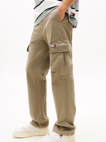 Tommy Jeans Regular Cargobyxa 'OTIS' i grön