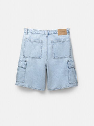 Loosefit Jeans cargo di Pull&Bear in blu