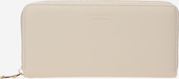 Seidenfelt Manufaktur Portemonnaie 'Smilla' in Beige: predná strana