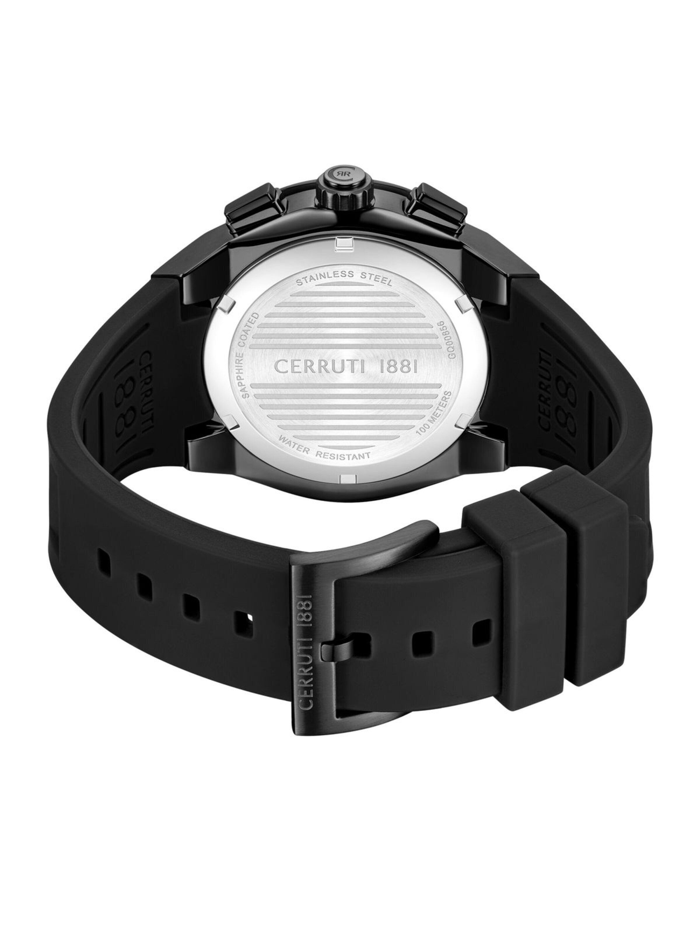 Montre à affichage analogique CERRUTI 1881 en noir