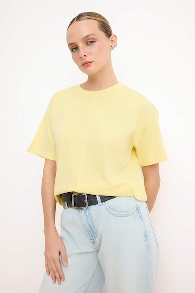 Trendyol Majica v velikosti XS  | limona barva, Prikaz izdelka