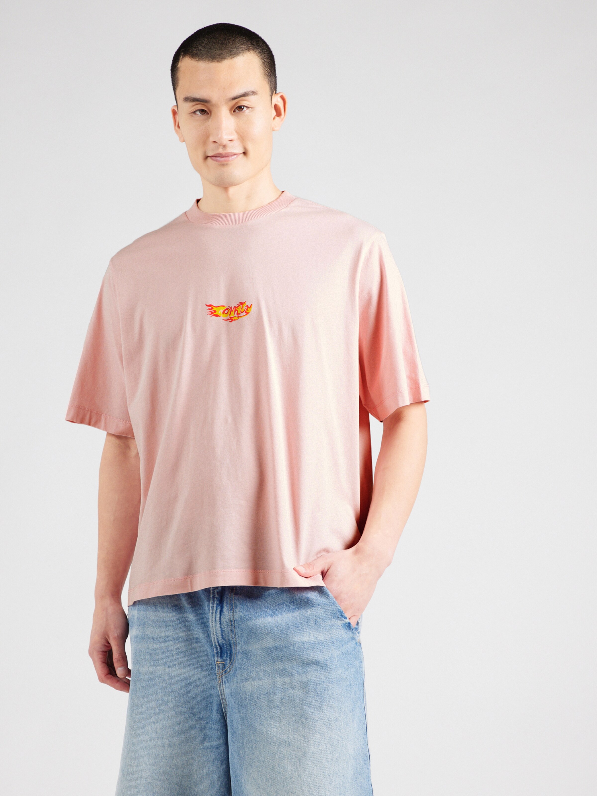 Marcelo Burlon Shirt 'COUNTY FLAME' in Rose | ABOUT YOU