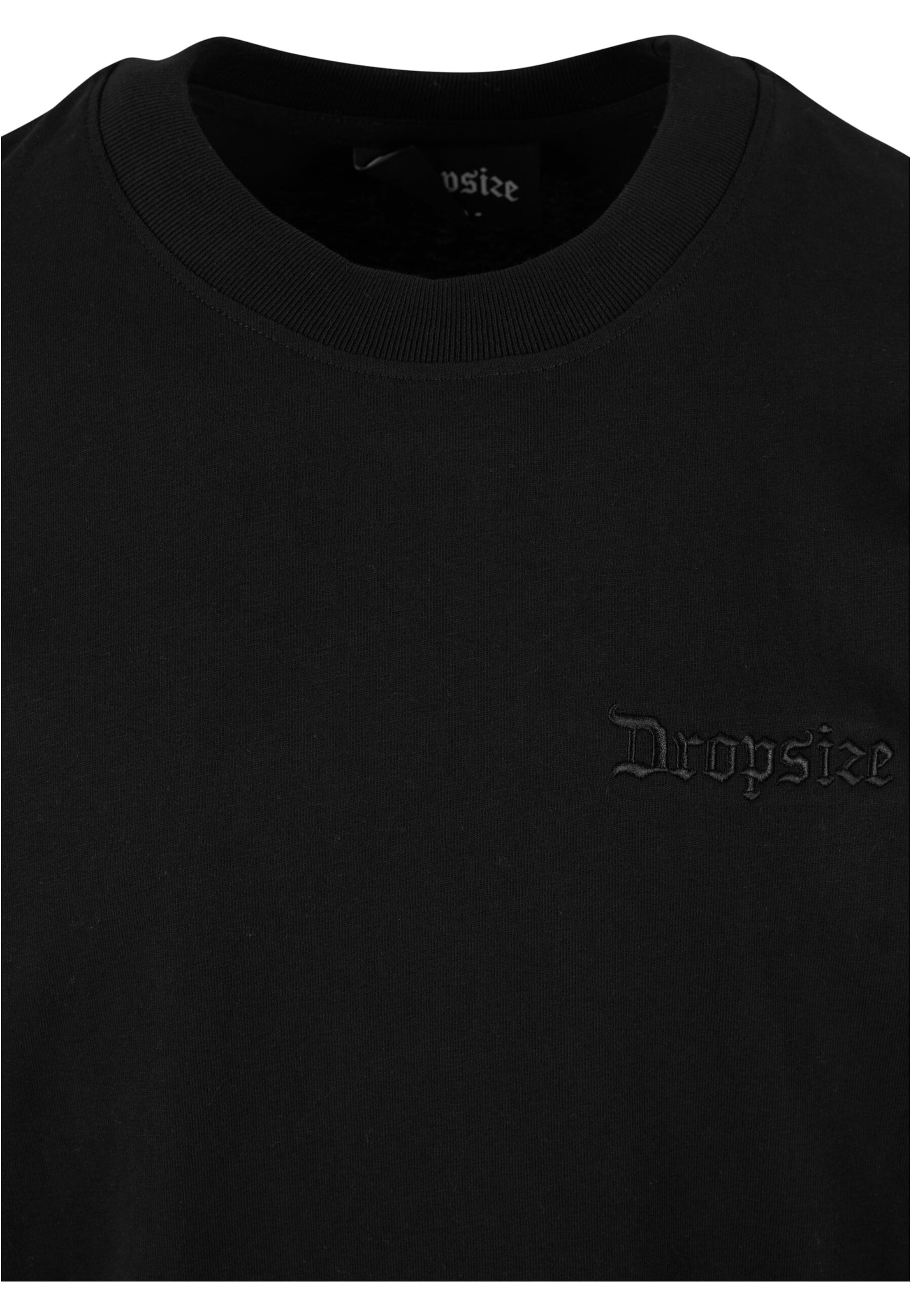 Maglietta 'Crew Love' di Dropsize in nero