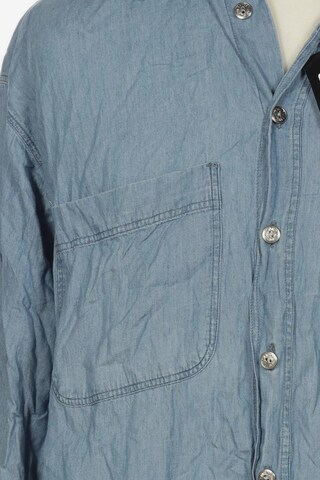Trussardi Button Up Shirt in XL in Blue