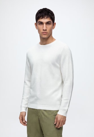 JACK & JONES Pulóver 'JJEBRODY' - fehér