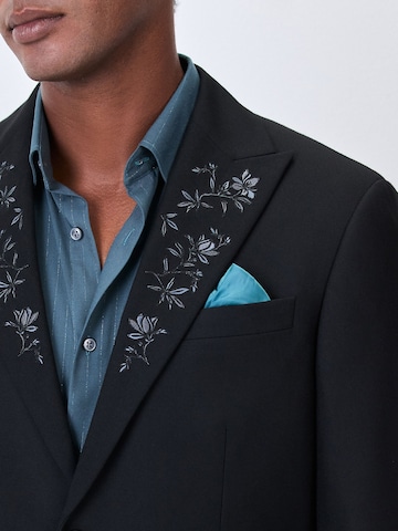 Coupe regular Veste de costume Next en noir