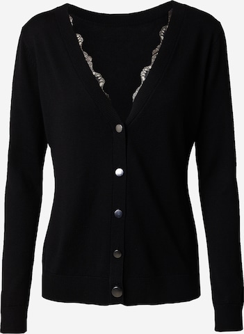 IKKS Knit cardigan in Black: front