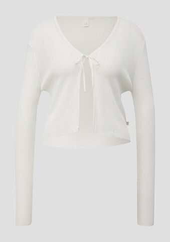 Cardigan QS en blanc : devant