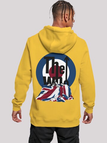 Sweat-shirt 'The Who Flag Blanket' F4NT4STIC en jaune : devant