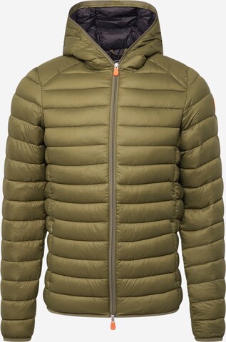 SAVE THE DUCK Between-Season Jacket 'Donald' in Green: front
