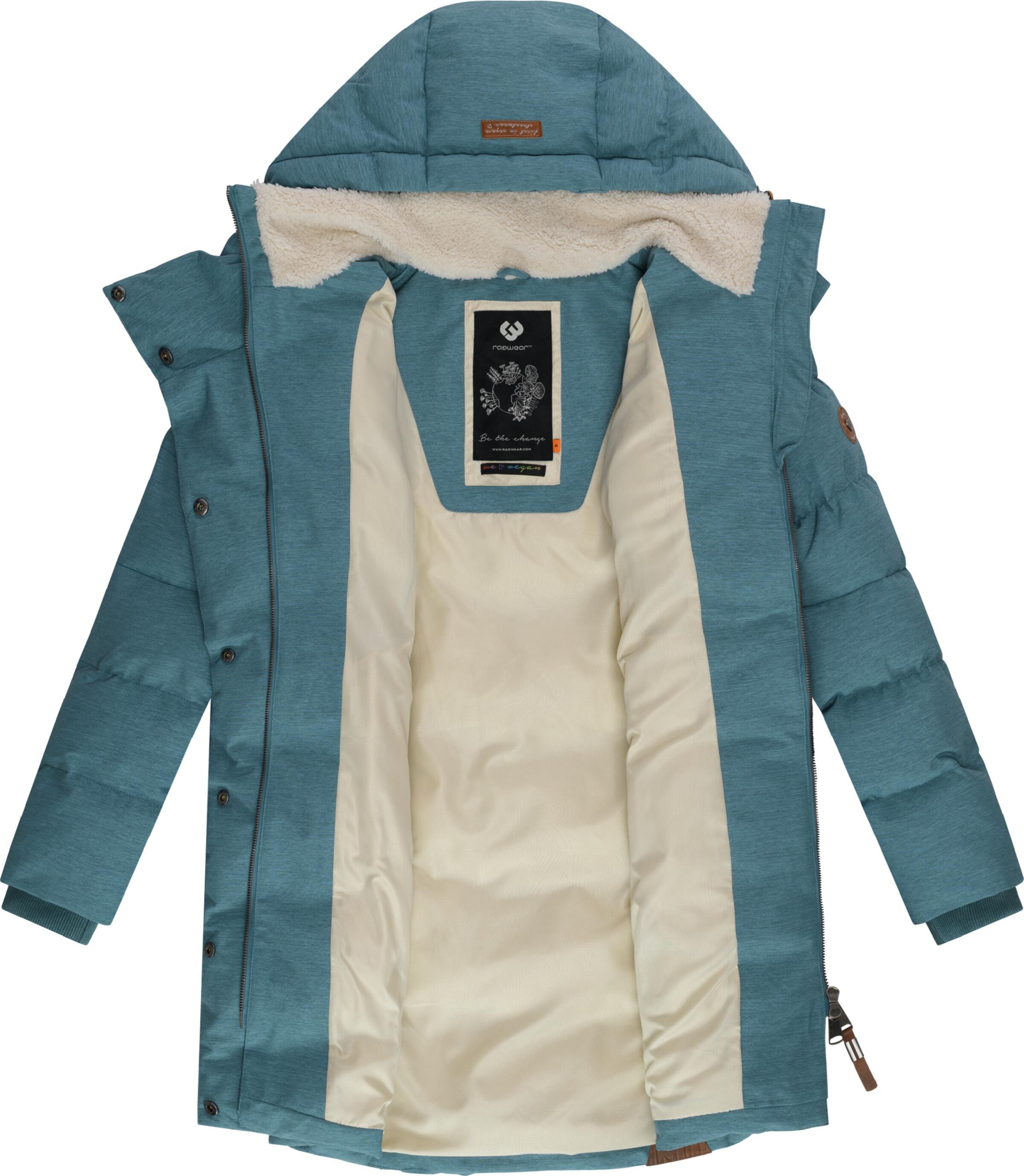 Ragwear Wintermantel 'Pavla' in Blauw