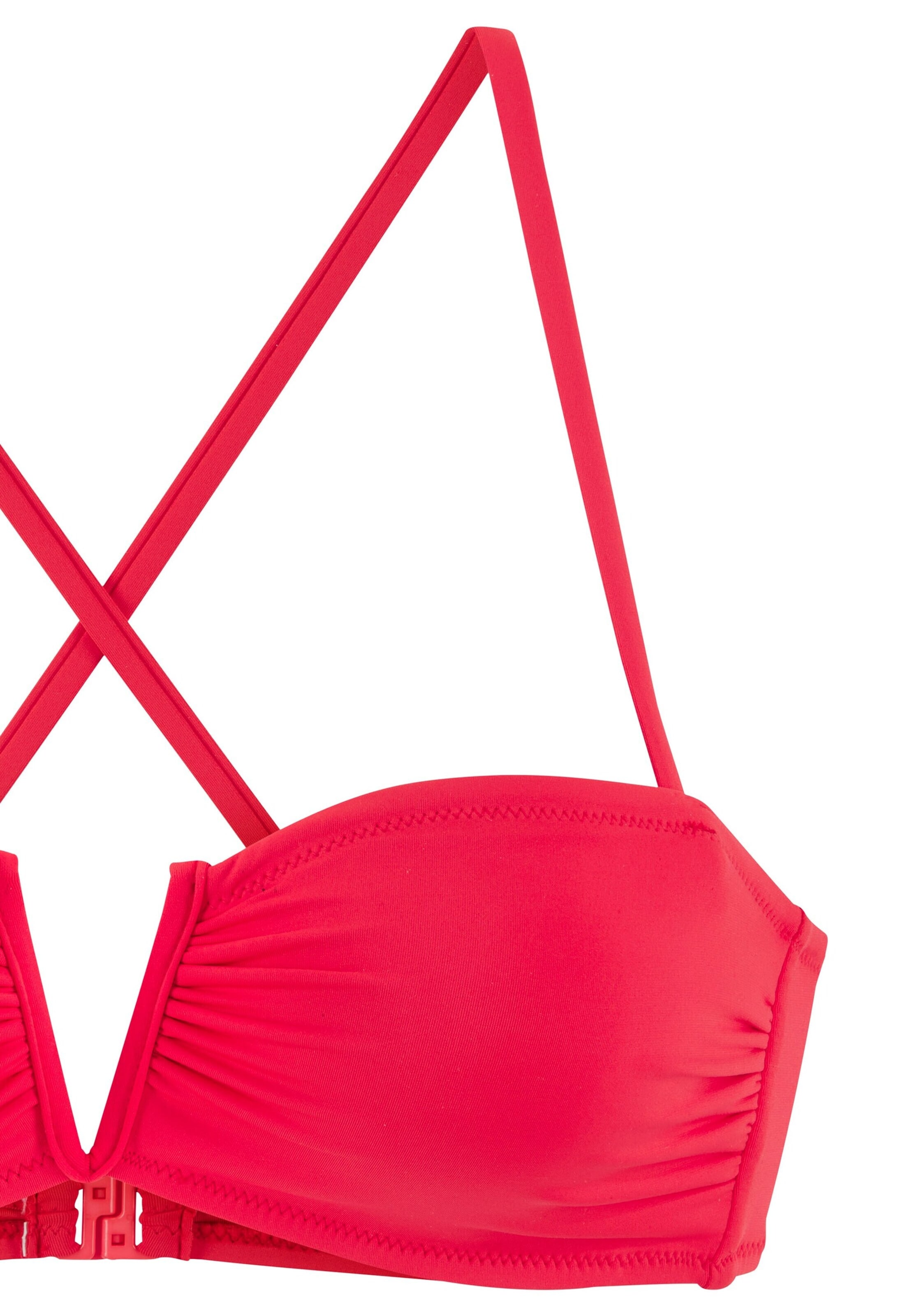 BUFFALO Bandeau Bikini i röd