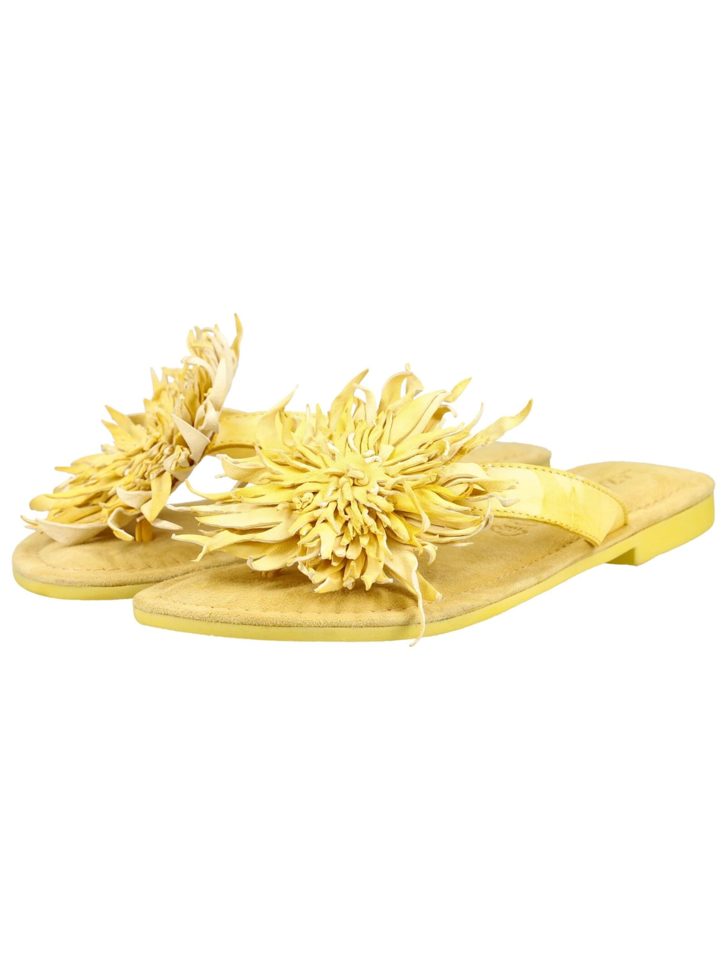 LAZAMANI Mules in Yellow