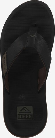 REEF T-Bar Sandals 'Santa Ana' in Black