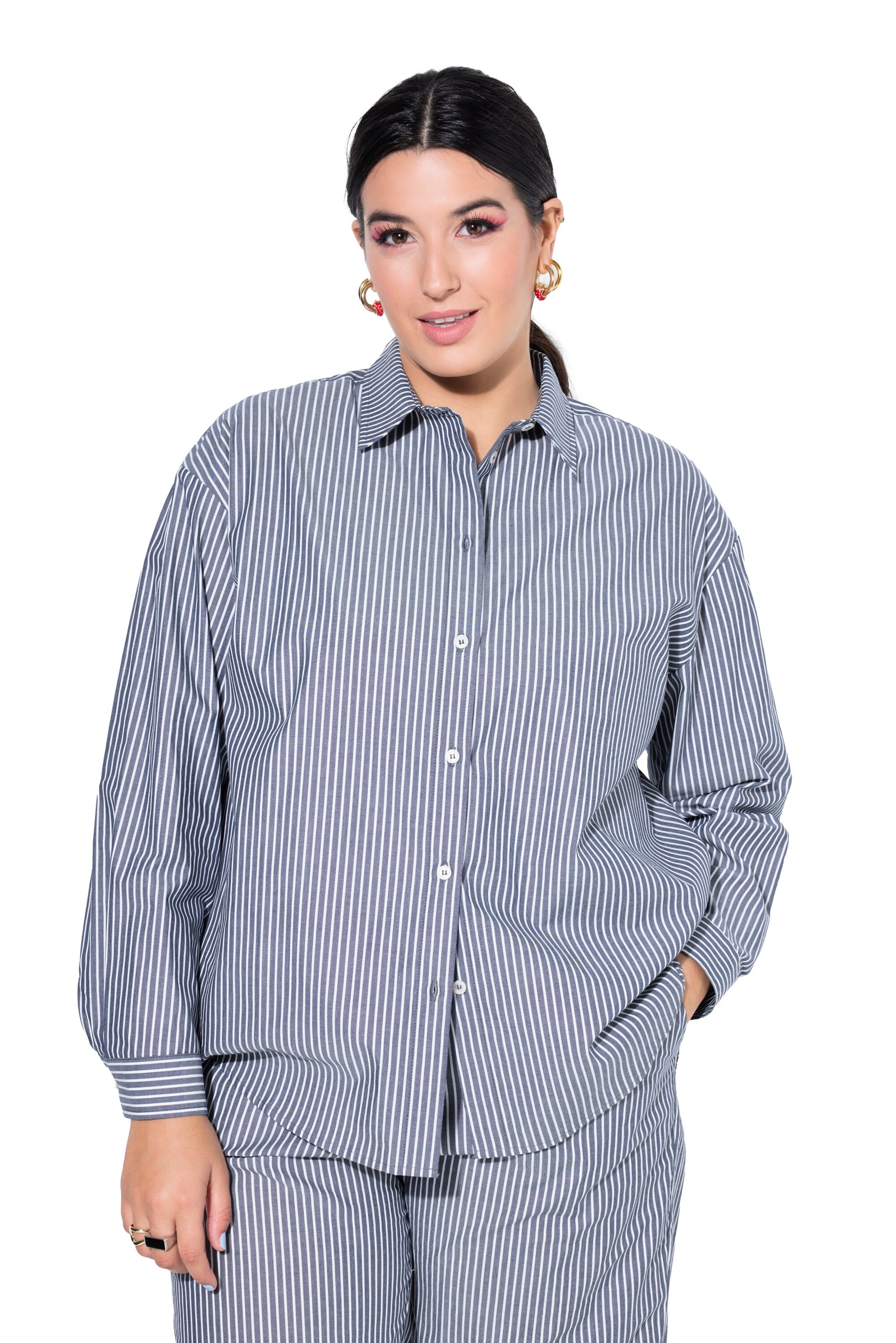 Studio Untold Bluse in Blau: Vorderseite