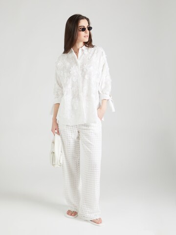 modström Loose fit Pants 'Hattie' in White