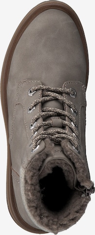 s.Oliver Lace-Up Ankle Boots in Grey