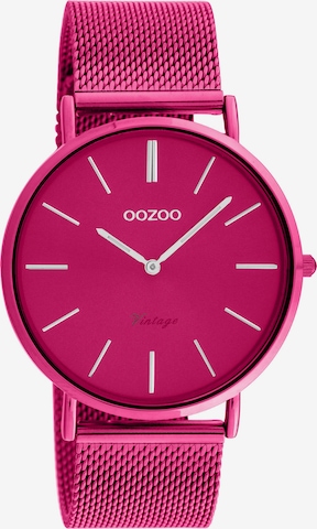 OOZOO Analoguhr in Pink: predná strana