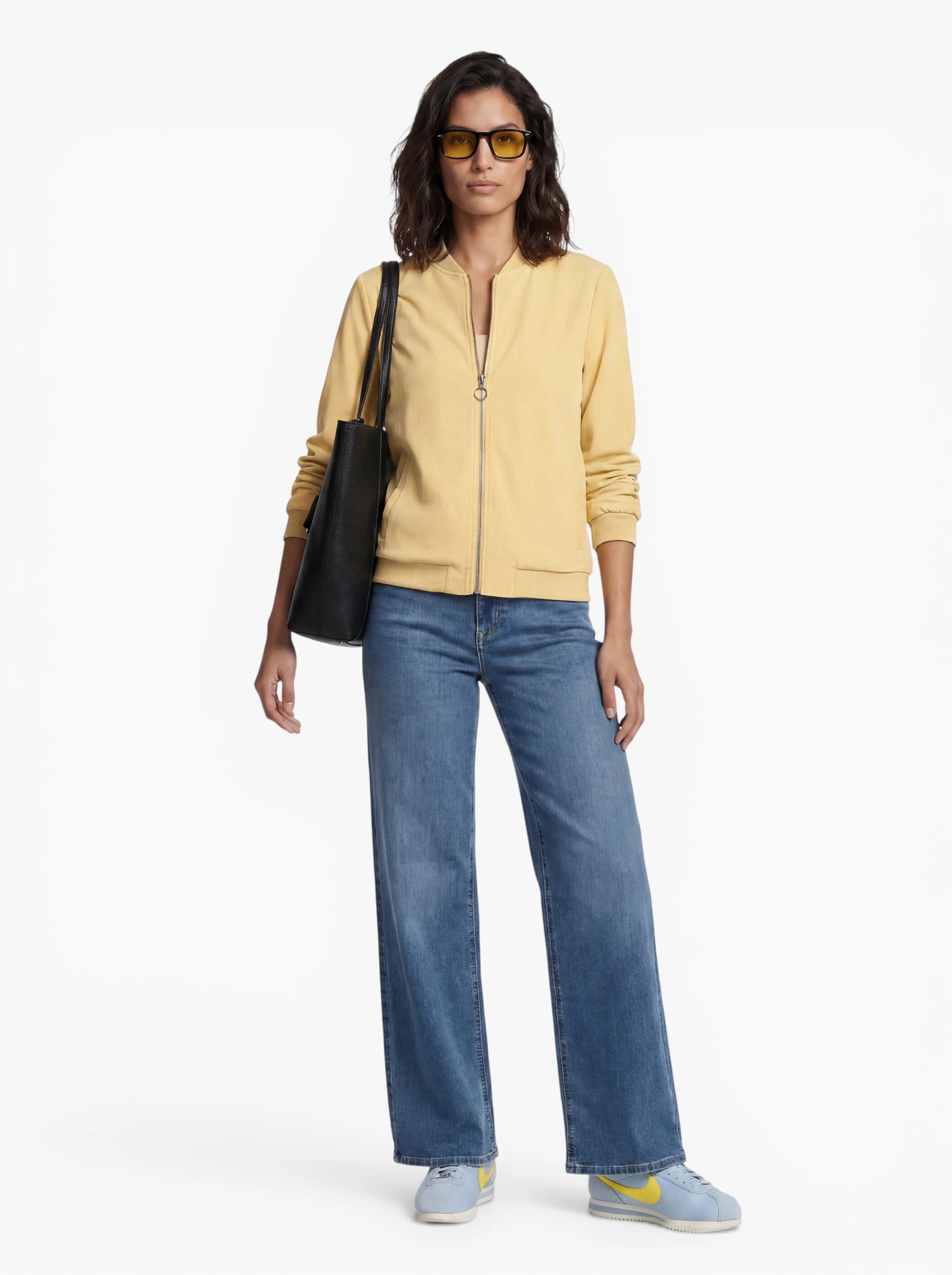 VERO MODA Демисезонная куртка 'VMCoco' в Желтый