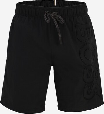 BOSS Swimming shorts 'Whale' in Black: front
