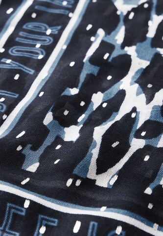 CECIL Loop Schal mit Folien Print in Blau