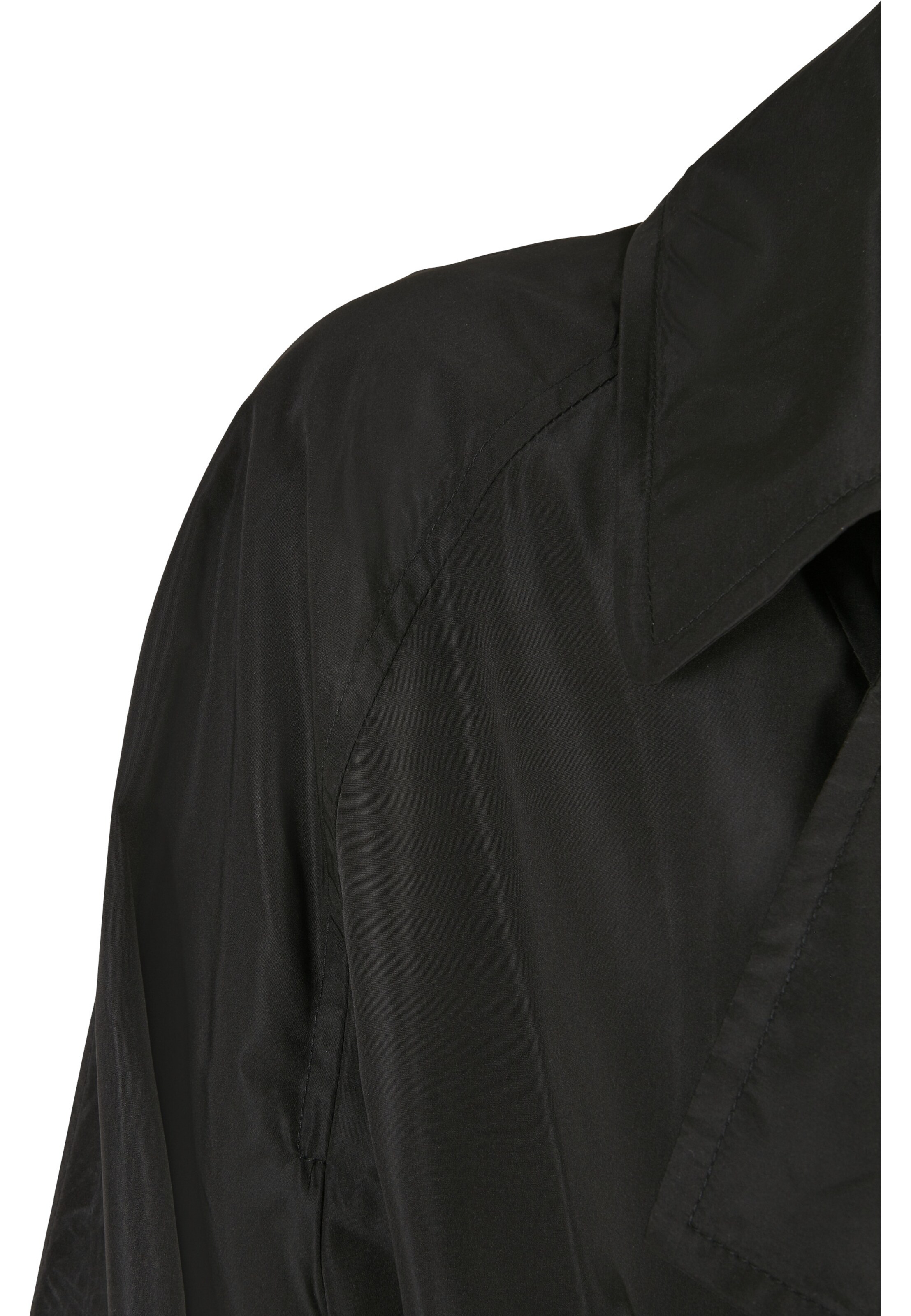 Urban Classics Mantel in Schwarz
