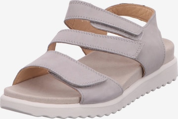 Sandalo 'Sandalette Damen 2-000781-2510 Rauleder in grau' di Legero in grigio: frontale