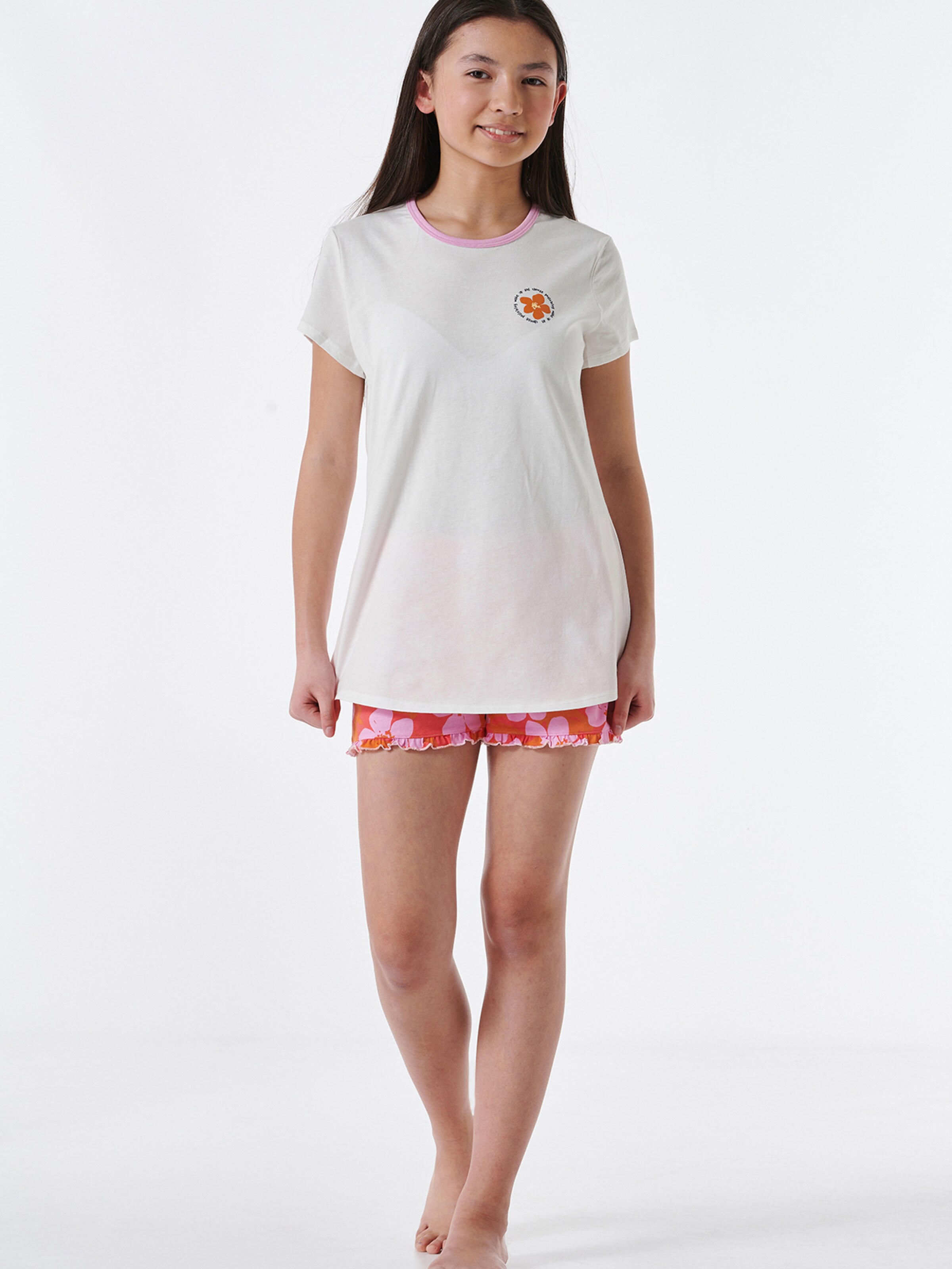 Pyjama SCHIESSER en orange : devant