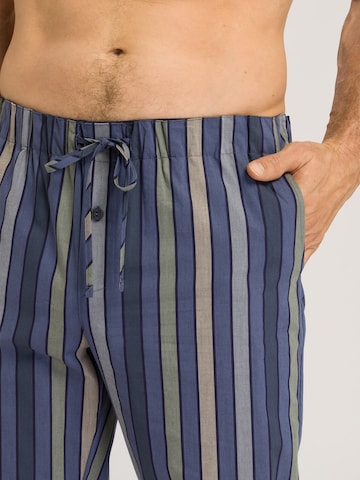 Hanro Pajama Pants 'Night & Day' in Blue