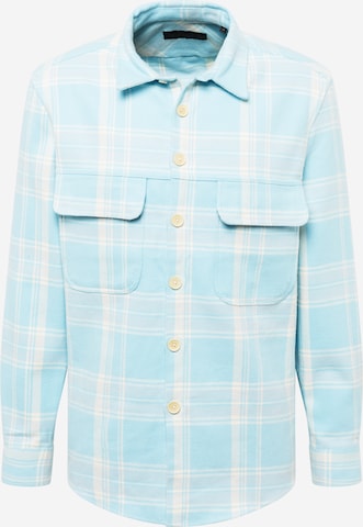 DRYKORN Regular fit Button Up Shirt 'SELED' in Blue: front