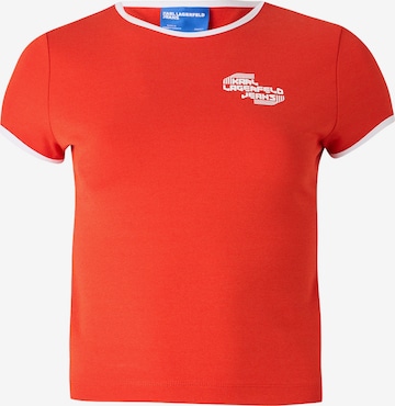 KARL LAGERFELD JEANS T-Shirt in Rot: Vorderseite