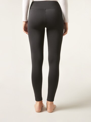 CALZEDONIA Skinny Leggings 'THERMO' in Black