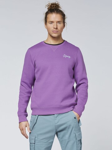 CHIEMSEE Sweatshirt in Lila: Vorderseite