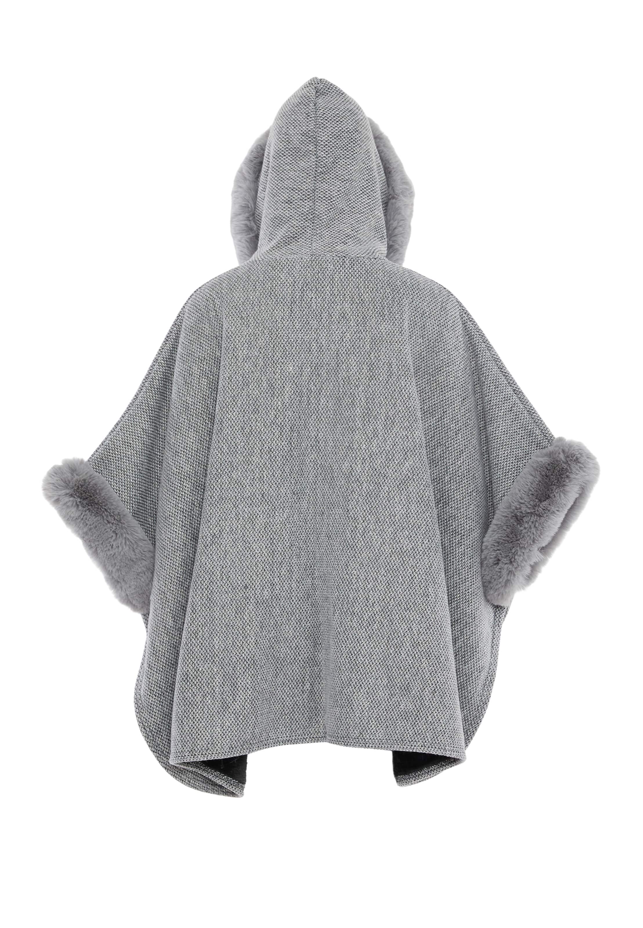 FRAULLY Кейп в Серый