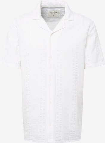 HOLLISTER Klasický střih Košile – bílá: přední strana