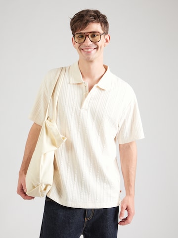 T-Shirt SCOTCH & SODA en beige : devant