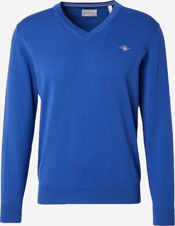 GANT Свитер 'Classic' в Синий: спереди