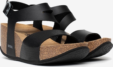 Bayton Strap sandal 'Ibiza' in Black