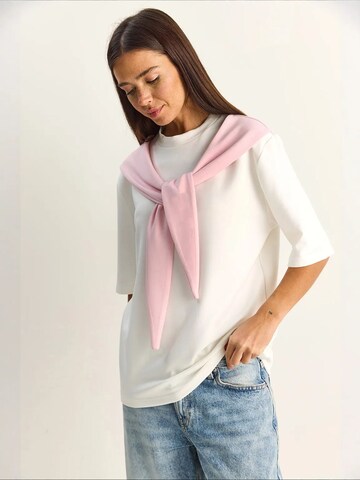 T-shirt 'T-Shirts' Bianco Lucci en marron