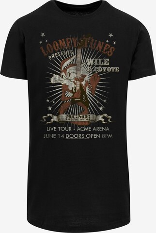 T-Shirt 'Wile E Coyote Guitar' F4NT4STIC en noir : devant