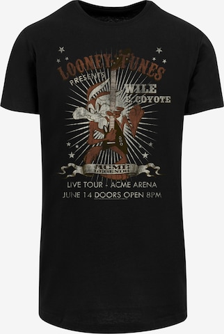 F4NT4STIC Shirt 'Wile E Coyote Guitar' in Black: front