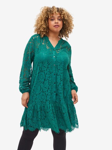 Robe de cocktail 'Xstacy' Zizzi en vert : devant