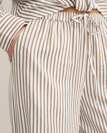 WE Fashion Wide Leg Hose in Grün