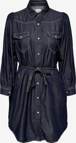 Robe-chemise 'Allie' ONLY en bleu : devant