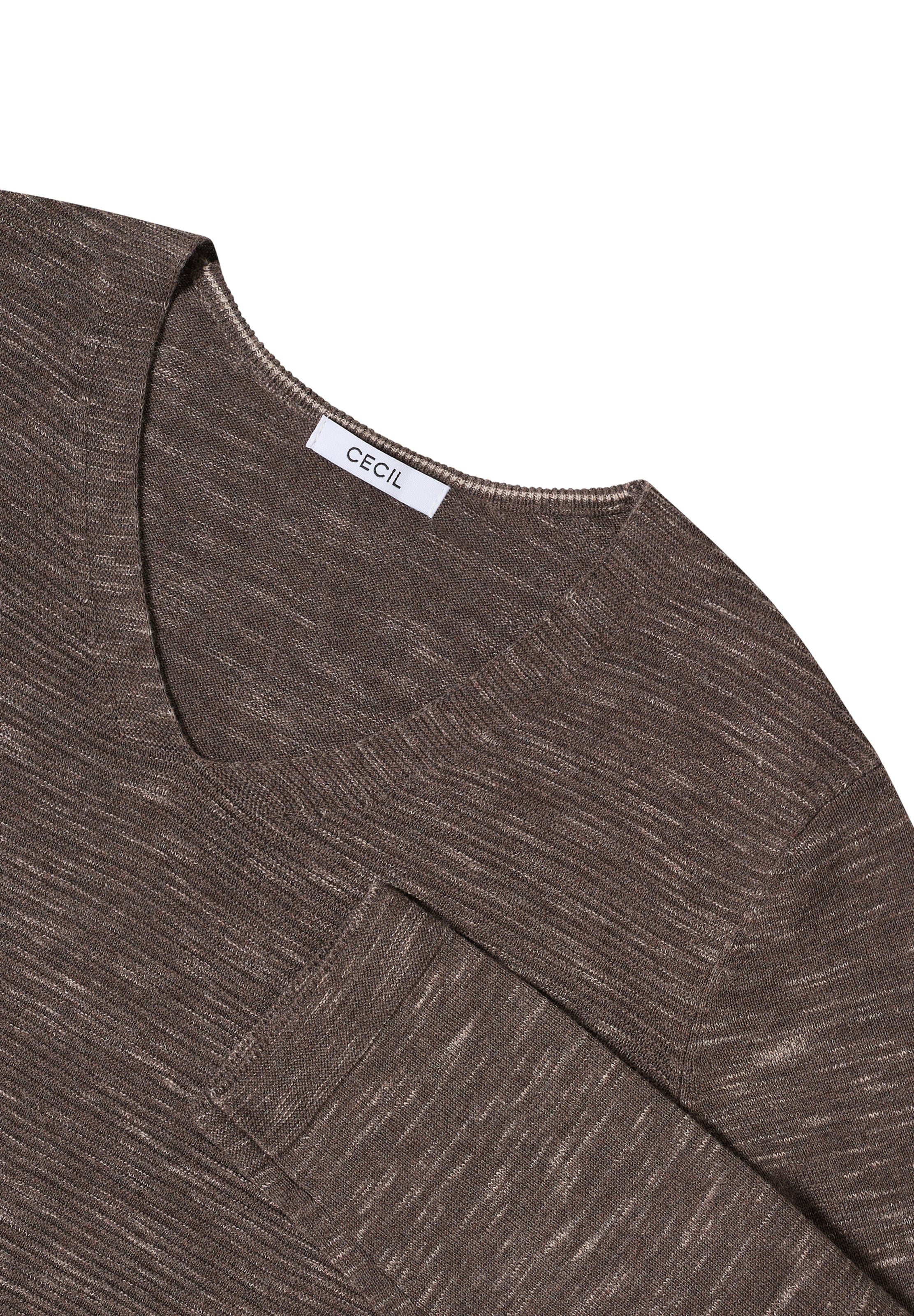 STREET ONE Pullover in Braun