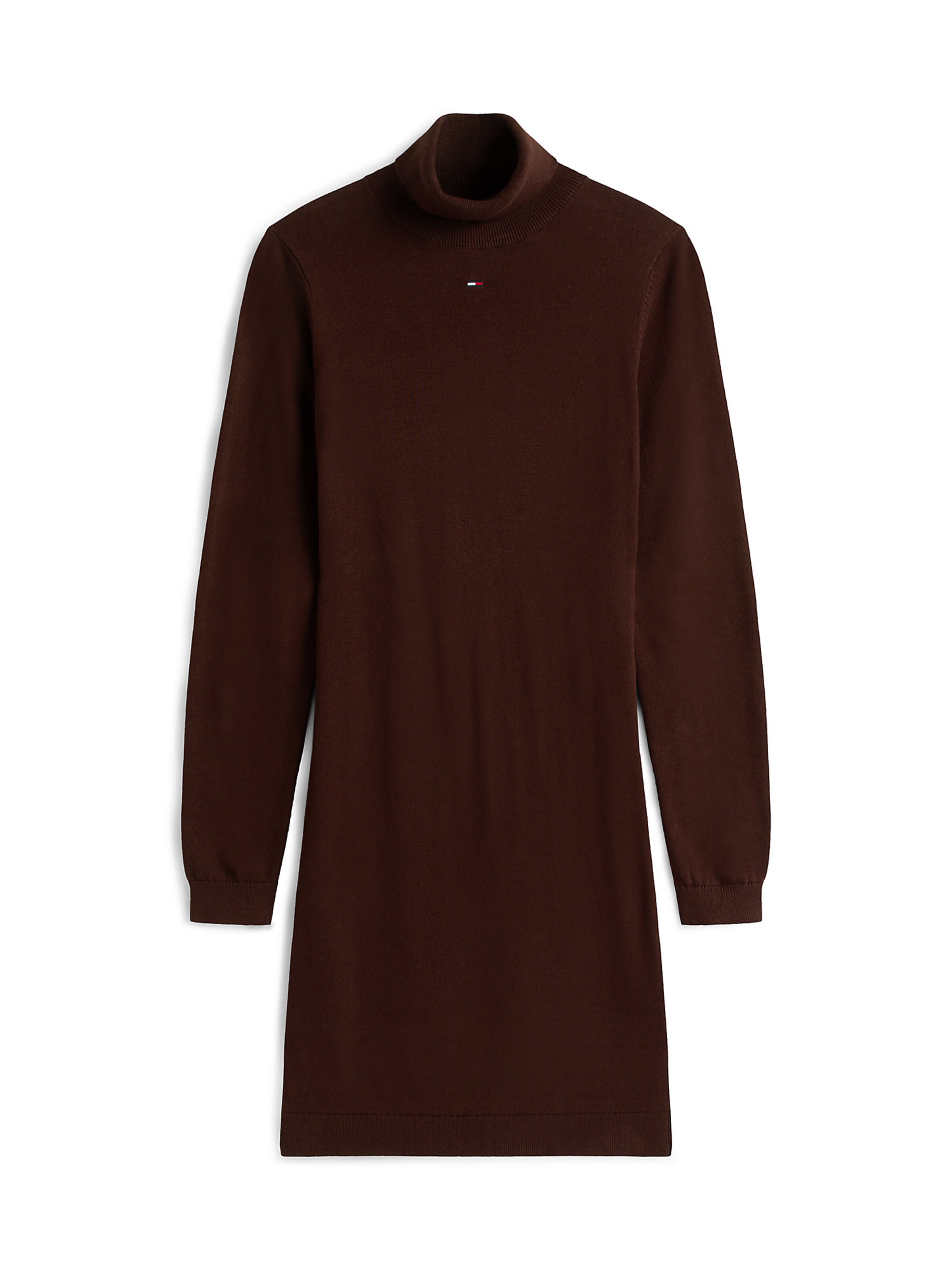 Tommy Jeans Jurk in Bruin: voorkant